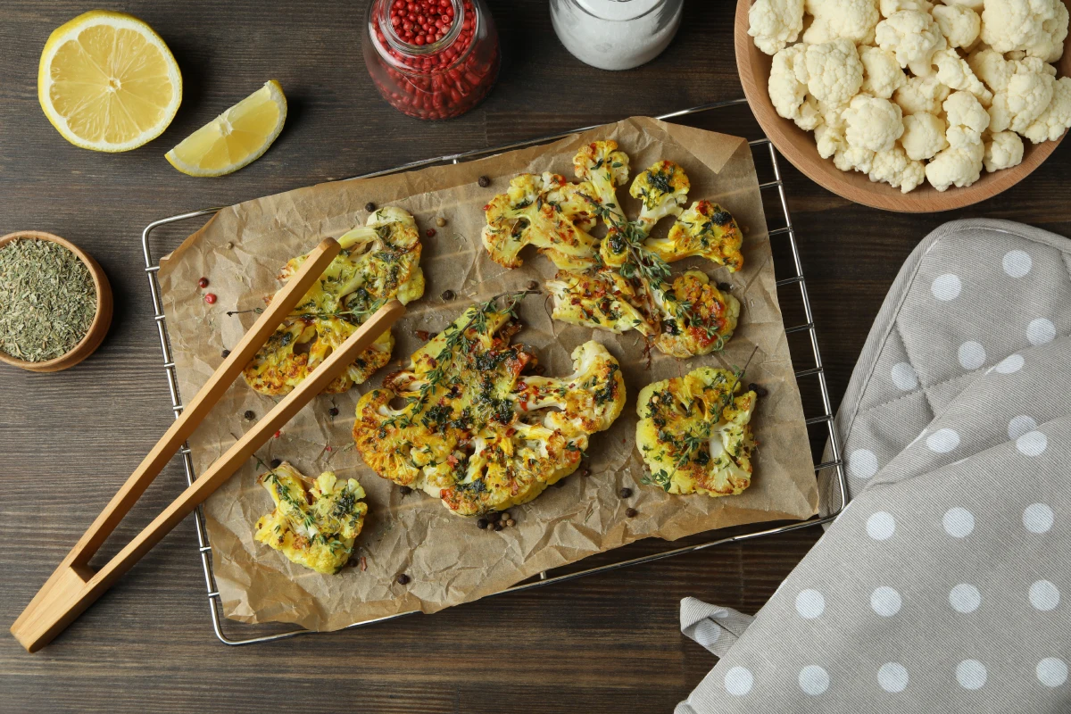 Chou-fleur croustillant au four : 3 recettes simples (épices, parmesan, curry)