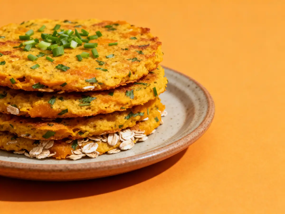 Galettes potimarron & flocons d’avoine