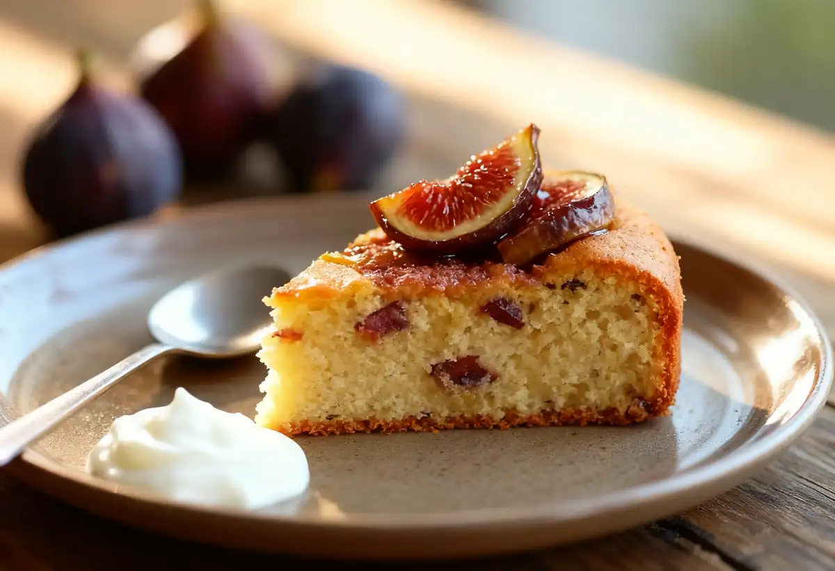 Gâteau aux figues healthy