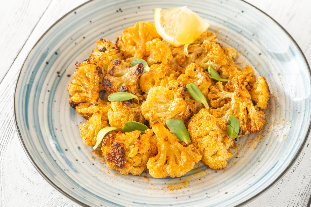 chou-fleur croustillant au curry