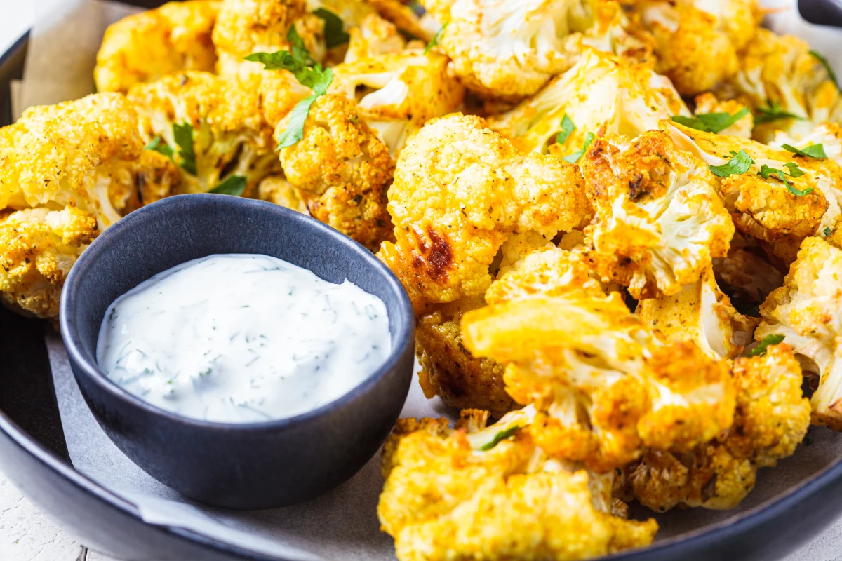 chou-fleur croustillant aux épices