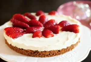 tarte aux fraises sans cuisson