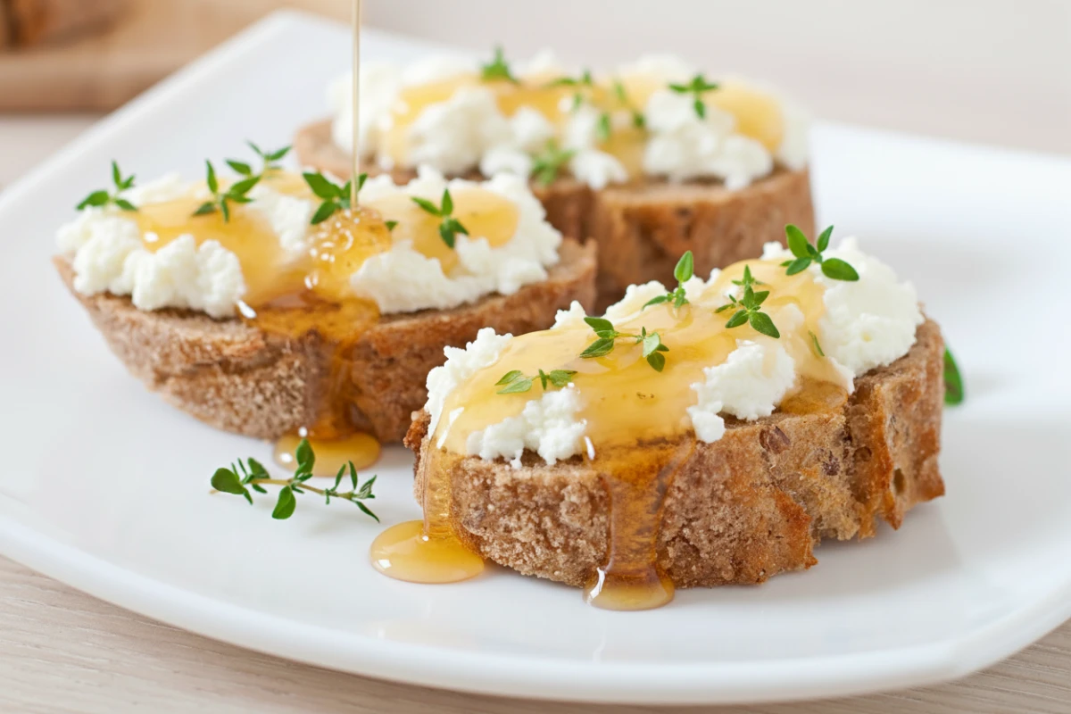 Bruschetta au chèvre