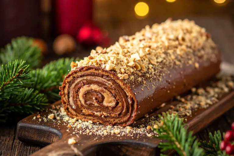 Bûche de Noël facile au Nutella (rapide, ultra gourmande) : 5 étapes magiques pour un résultat irrésistible