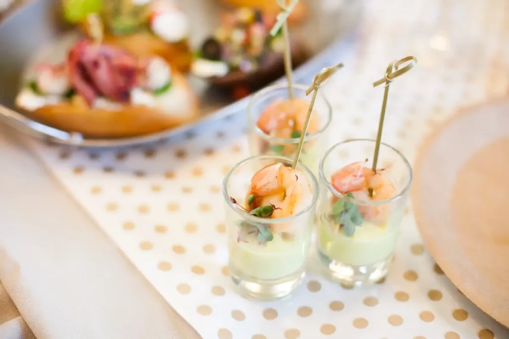 Recettes verrines avocats crevettes
