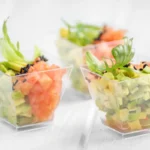Verrine au saumon et avocat