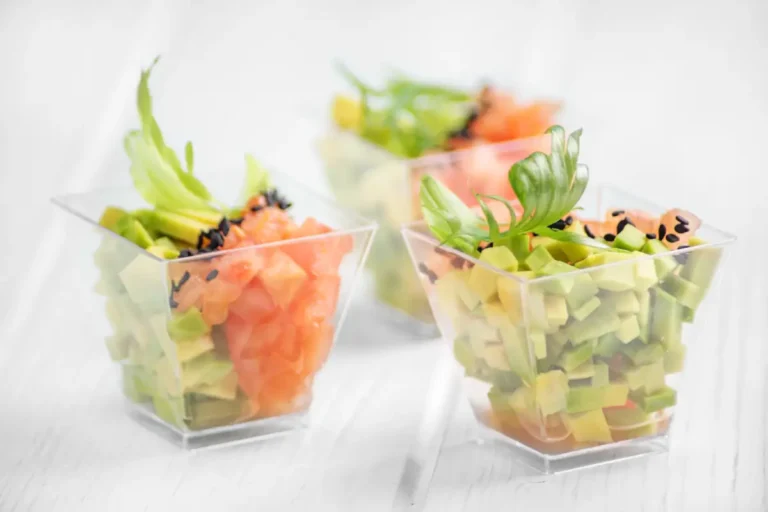 Verrine au saumon et avocat