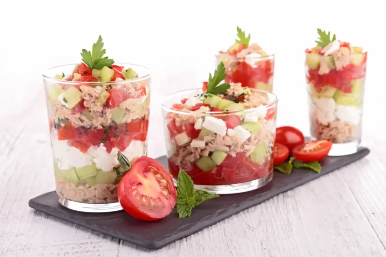 Verrine au thon et fromage frais