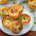 mini quiches sans pâte façon quiche lorraine rapide