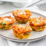 mini quiches sans pâte saumon–épinards