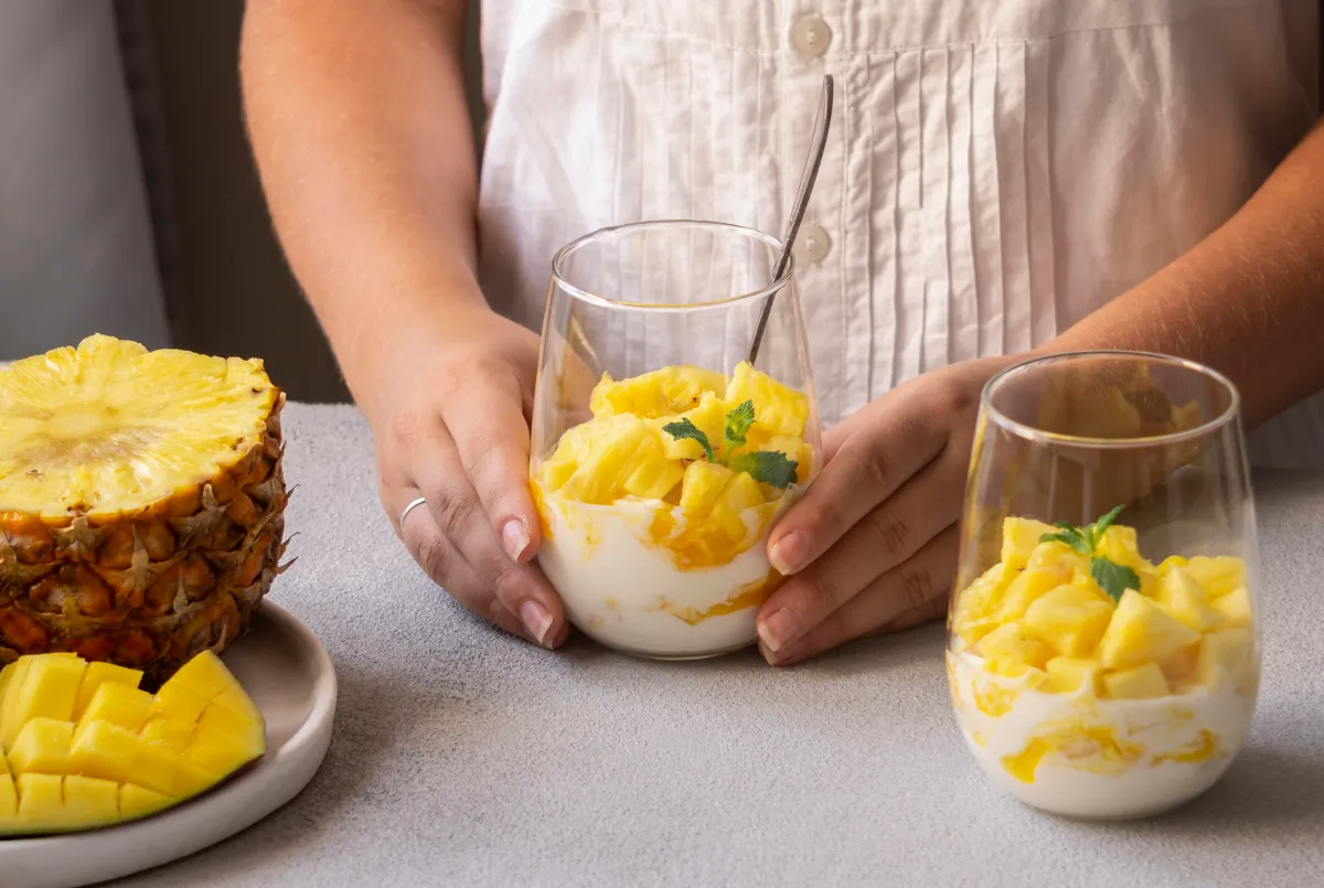 verrine ananas mascarpone