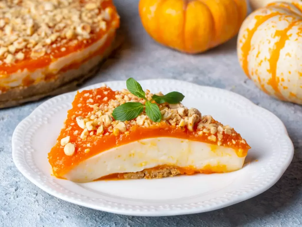 Cheesecake au potimarron Cheesecake au potimarron