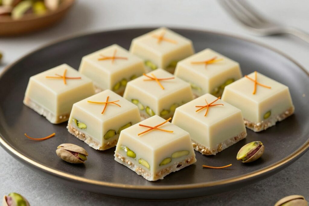 Chocolat dubai au chocolat blanc et safran