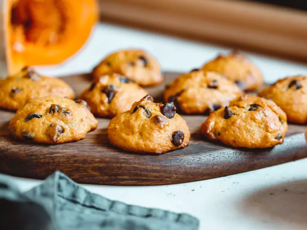 Cookies au potimarron et pépites de chocolat Cookies au potimarron et pépites de chocolat