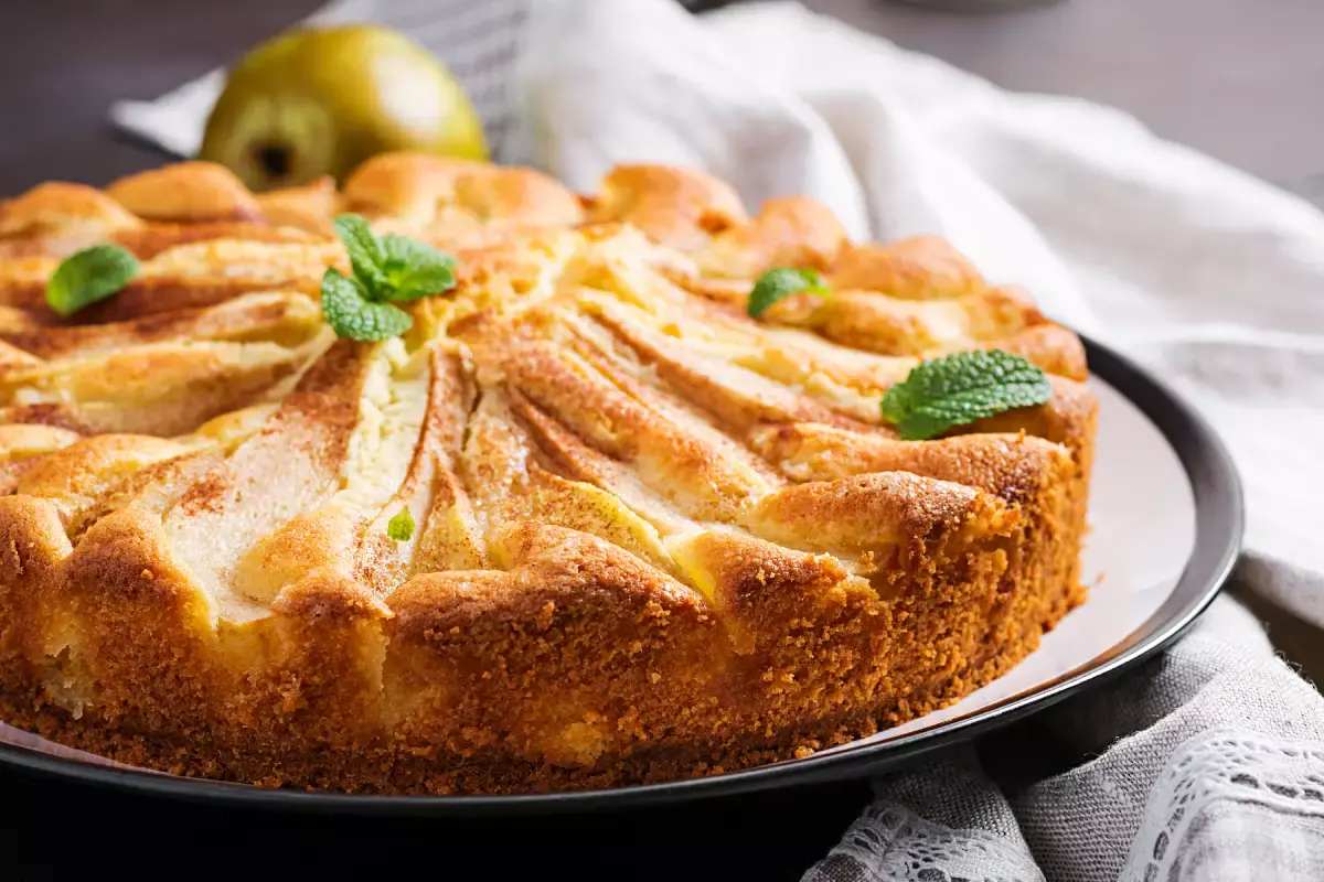 Gâteau aux pommes et aux poires