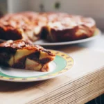 Gâteau aux pommes et chocolat