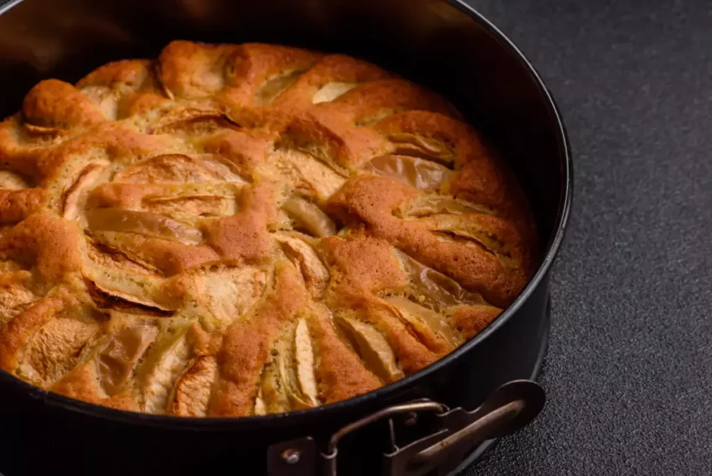 Gâteau aux pommes et chocolat