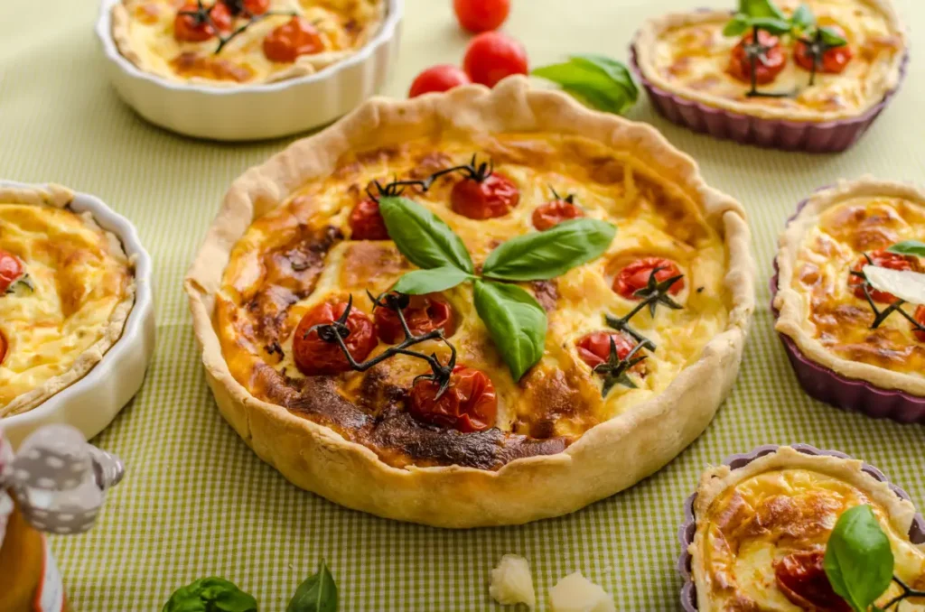 Quiche au thon et tomates