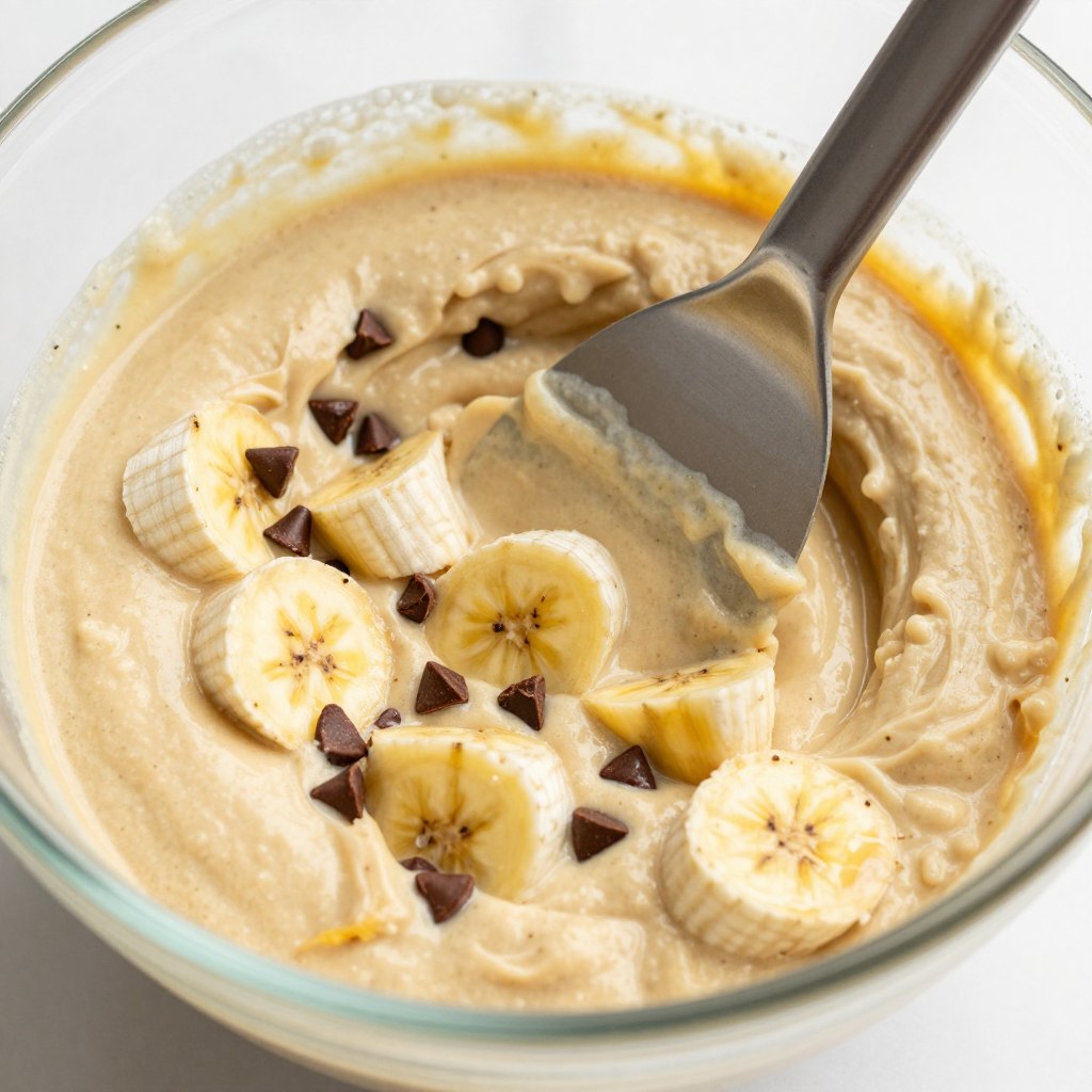 Texture idéale de la pâte à banana bread Texture idéale de la pâte à banana bread