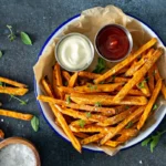 frites de patates douces