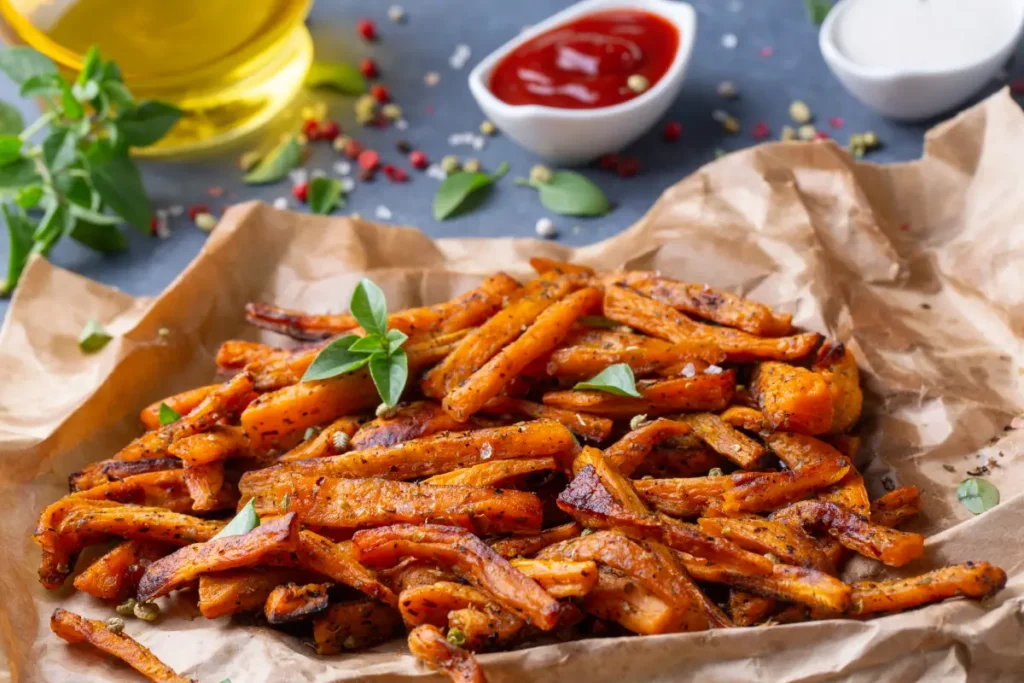 frites de patates douces