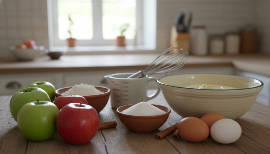 ingrédients gâteau invisible