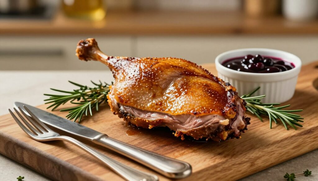 peau croustillante magret de canard