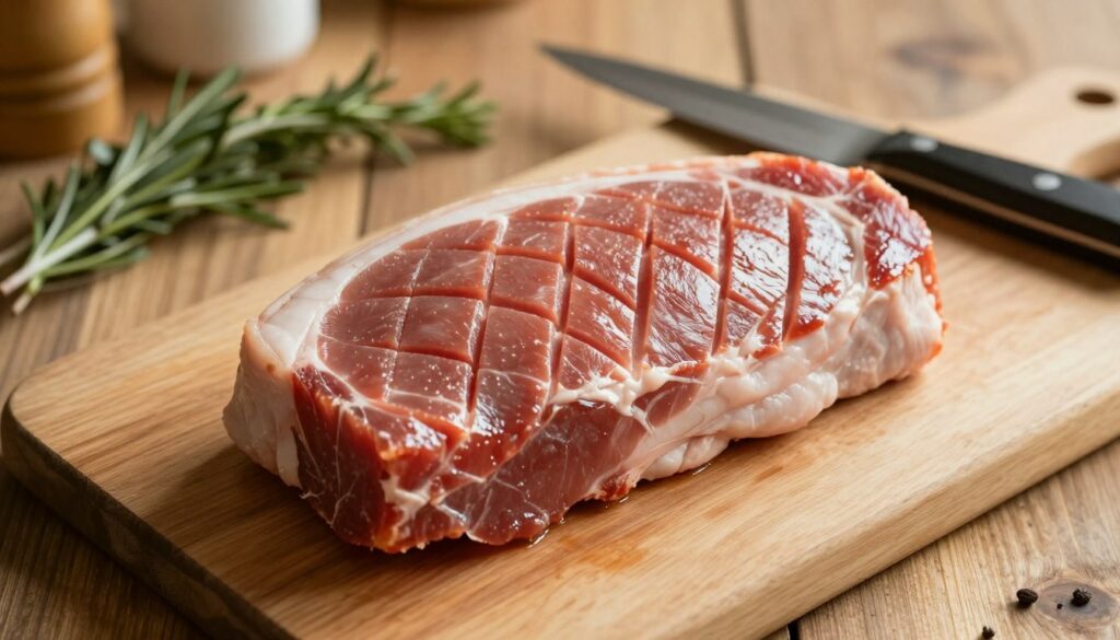 préparation magret quadrillage peau