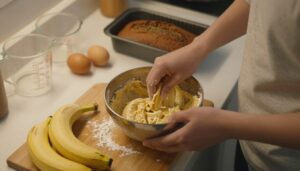 préparation rapide banana bread