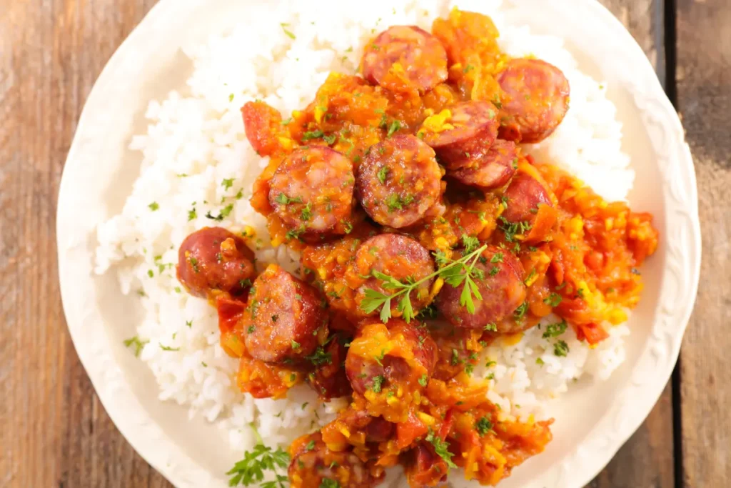 recette rougail saucisse