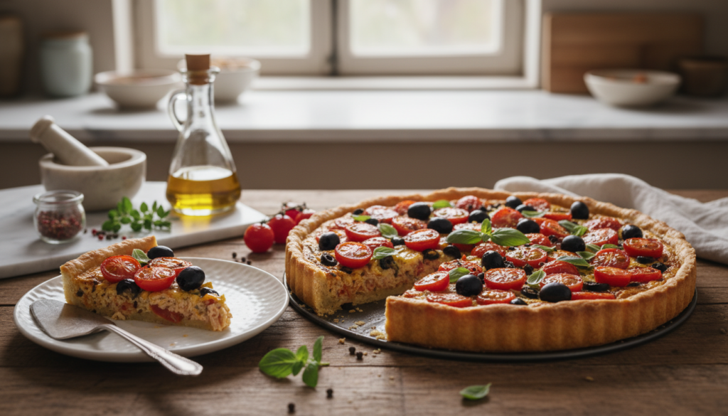 tarte au thon méditerranéenne