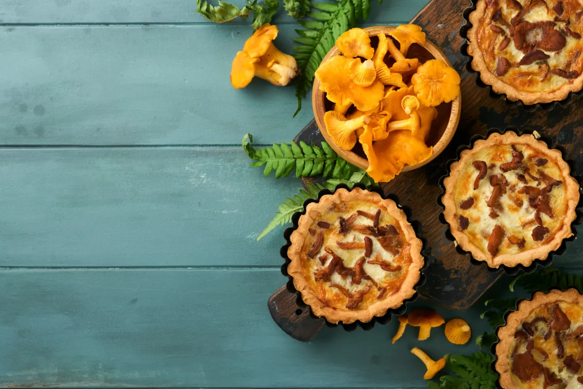 tartelettes au chanterelles