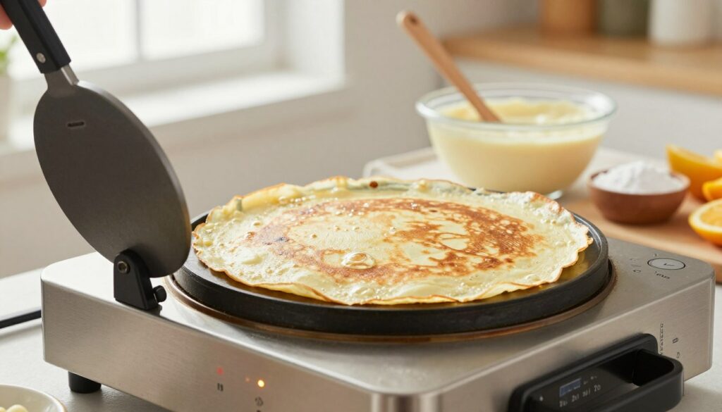 température crêpière