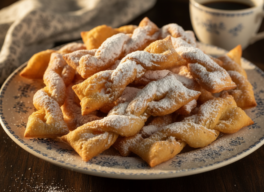 Bugnes lyonnaises traditionnelles de Mardi Gras