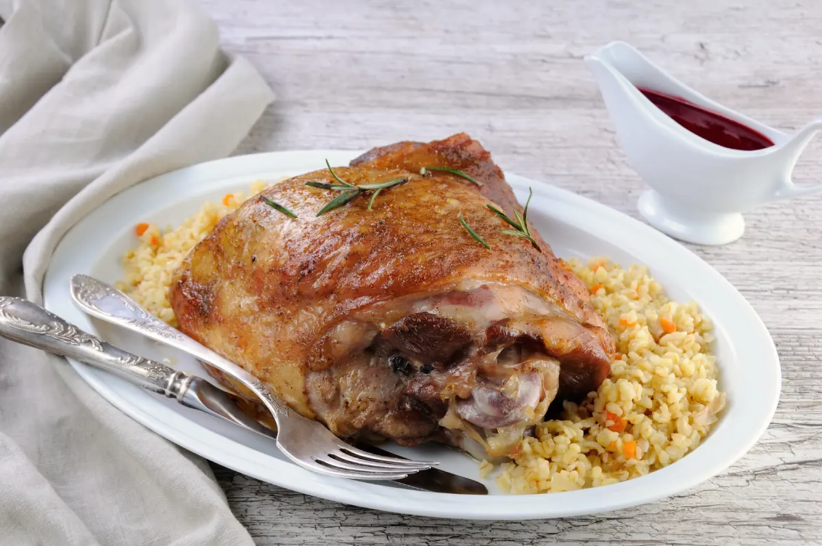 cuisse de dinde au four