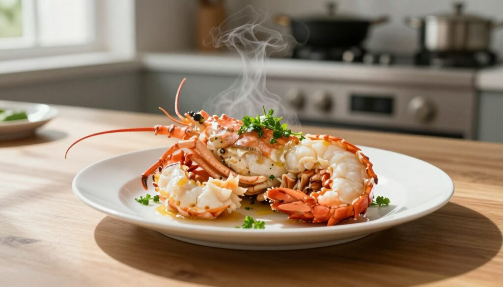 cuisson langouste vapeur