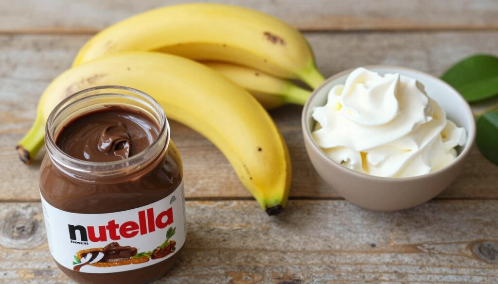 ingrédients glace Nutella