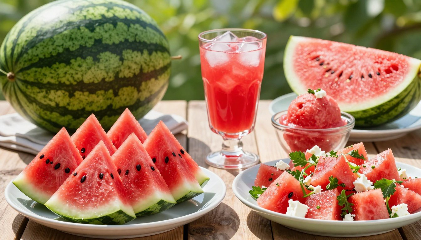 Pastèque : 11 recettes fraîches ultra-faciles (salades, jus, desserts)