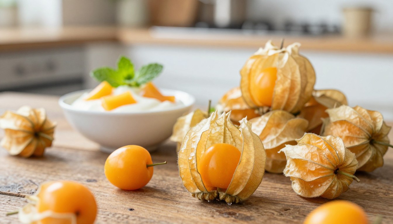 Physalis : bienfaits + 5 recettes faciles (desserts et toppings)