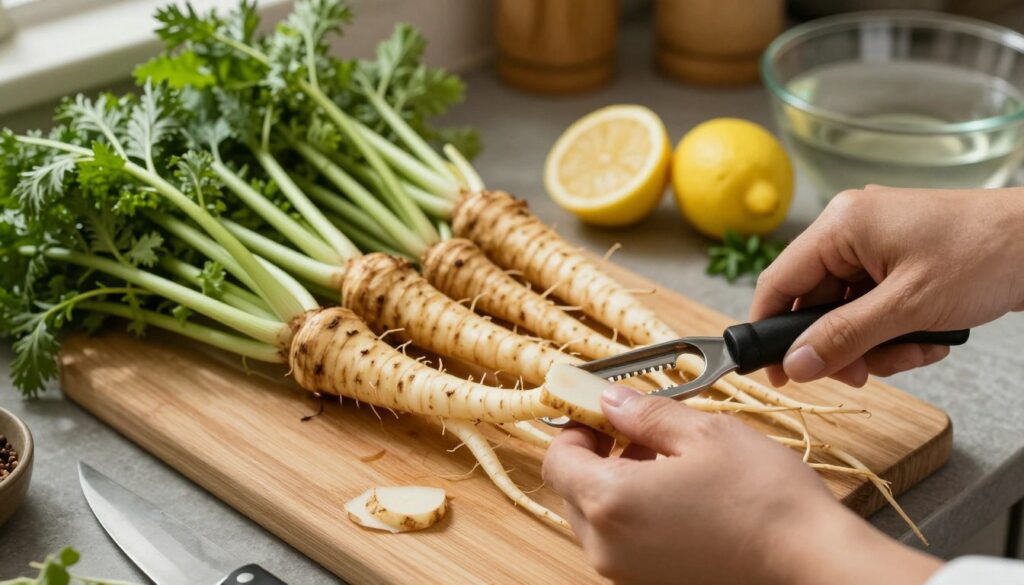 préparation des salsifis préparation des salsifis