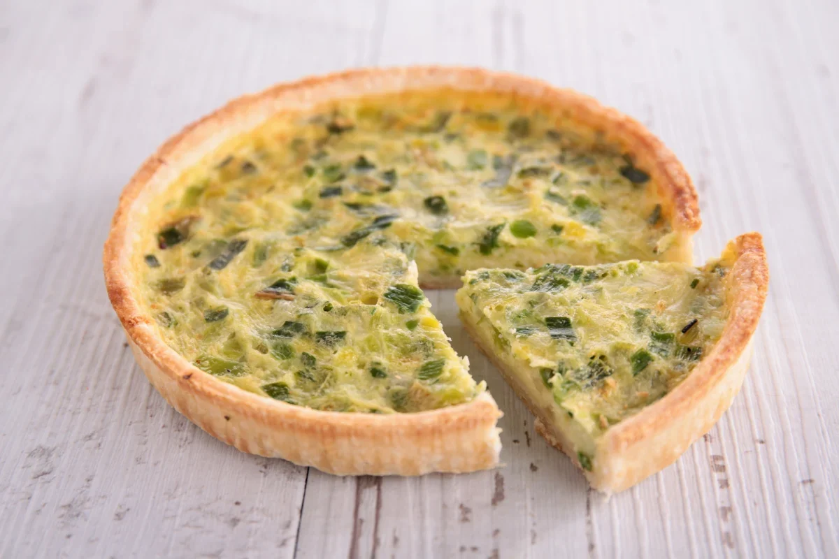 quiche au cebette