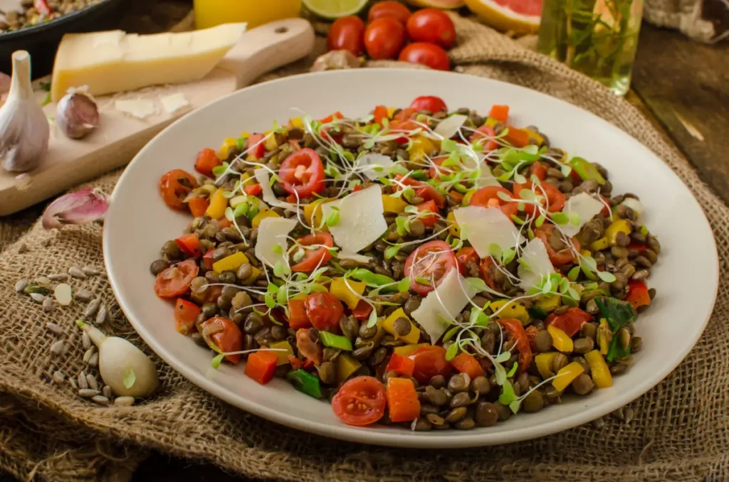 salade de lentilles