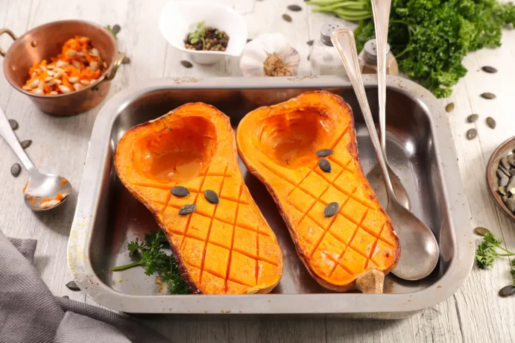 Cuisson butternut farcie