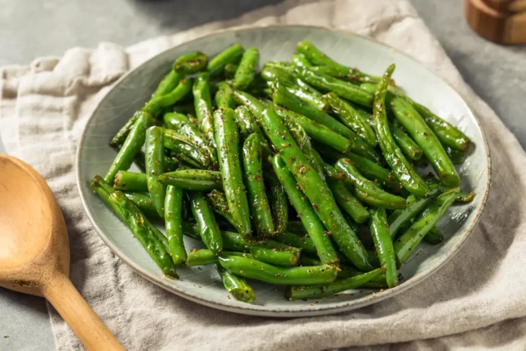 Cuisson des haricots verts