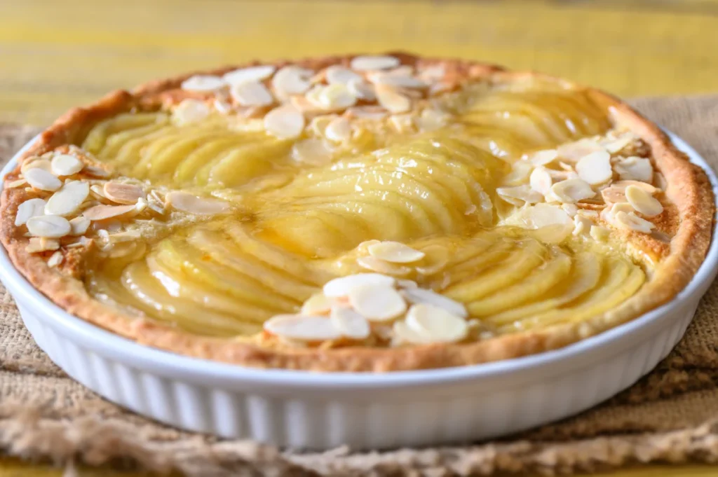 tarte amandine aux poires