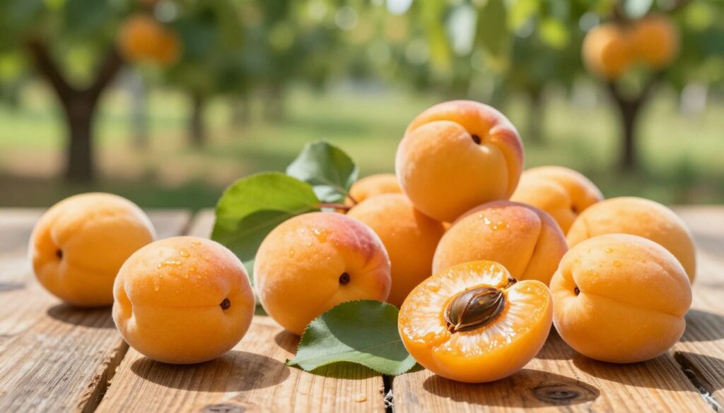 abricots à pleine maturité abricots à pleine maturité