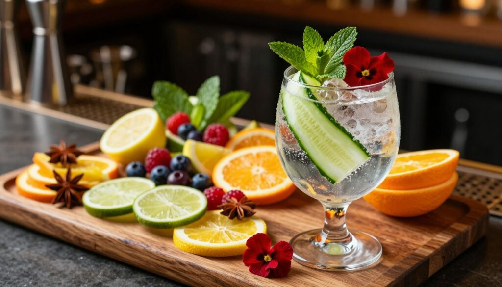 garnitures gin tonic garnitures gin tonic