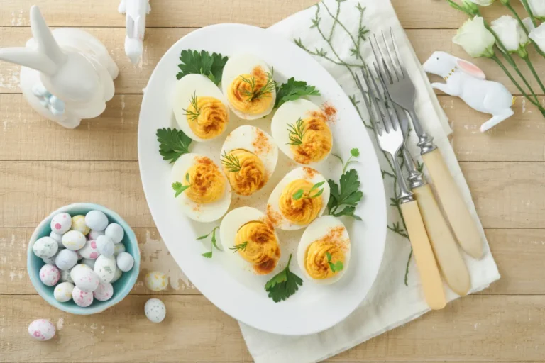 œufs mimosa de Pâques