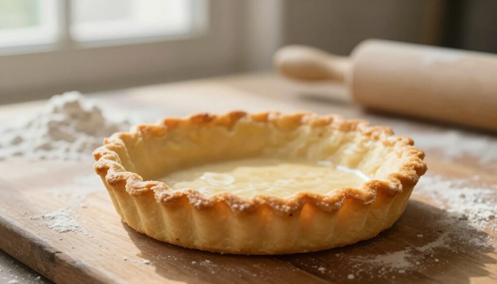 précuisson à blanc tarte base croustillante