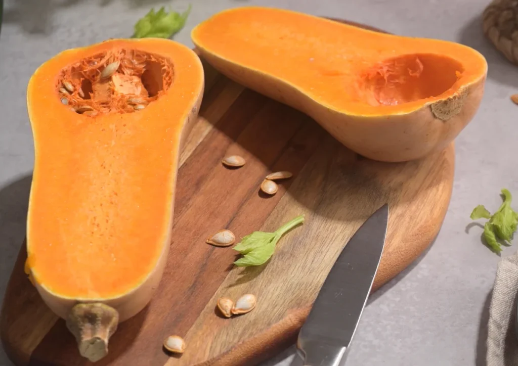 Préparation butternut farcie